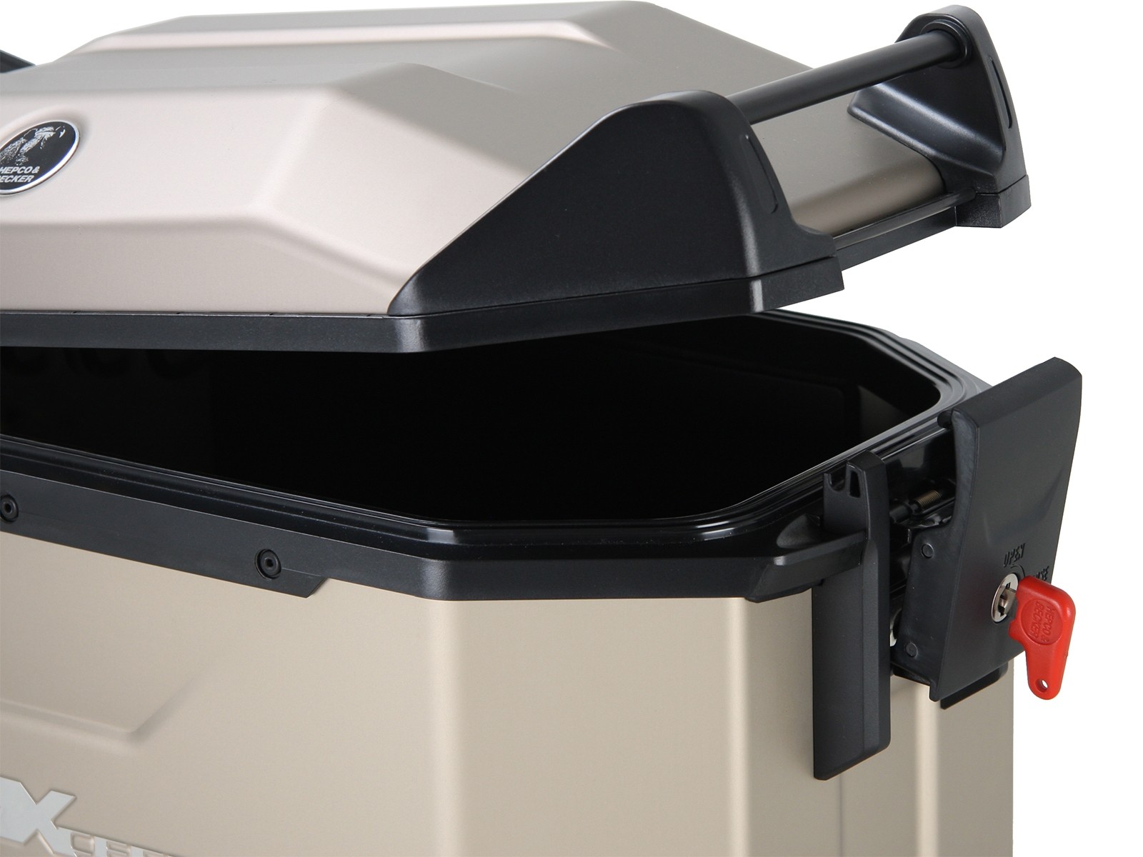 Xceed zijkoffer 38 liter titanium Hepco & Becker
