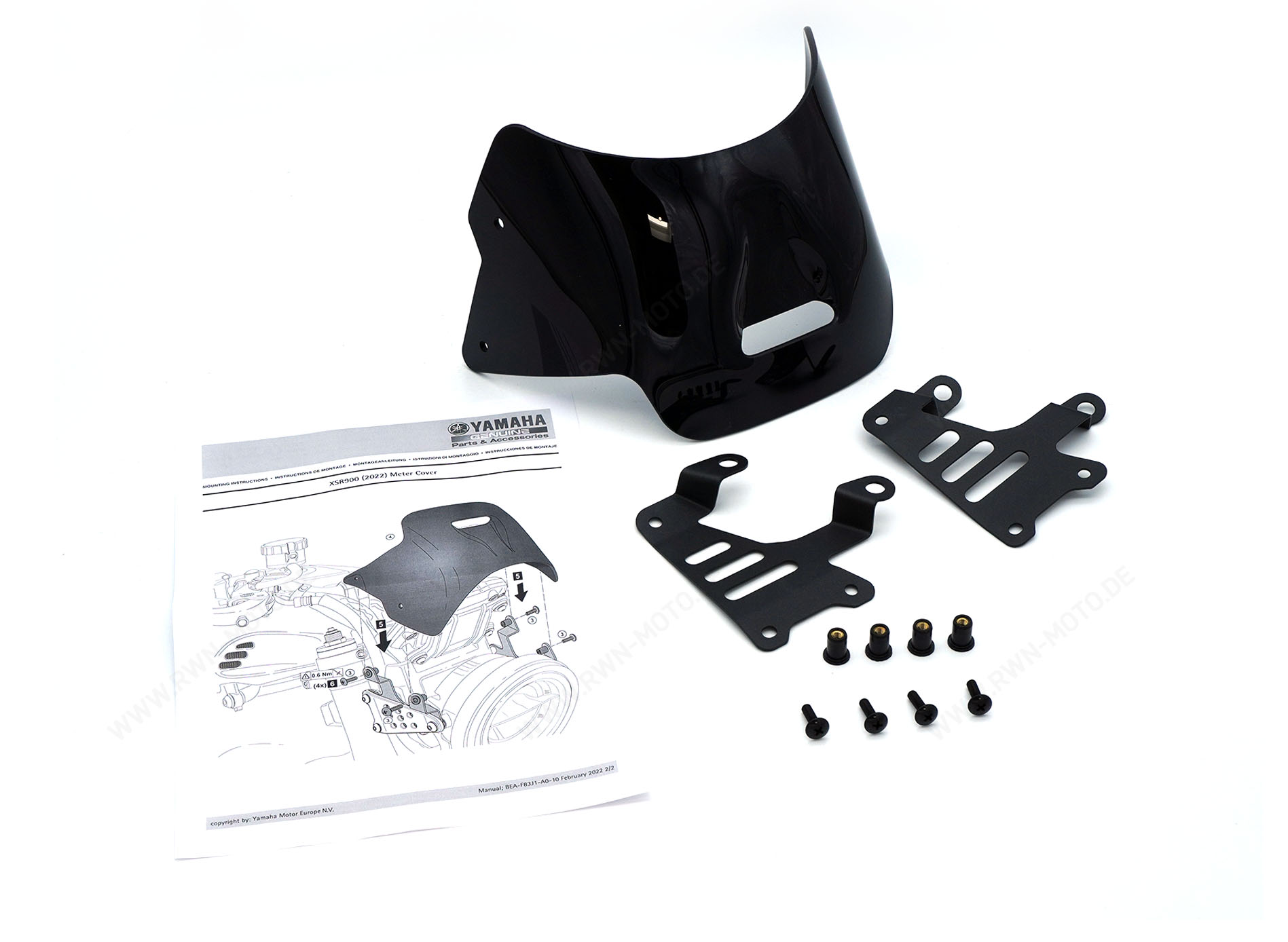 Cockpitvizier voor Yamaha XSR 900 (22-) Origineel