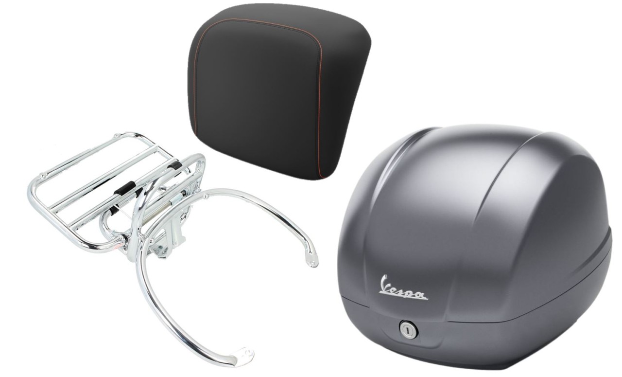 Originele topkoffer 36L voor Vespa GTS 125/310 en GTV 310 - donkerblauw / 288/A