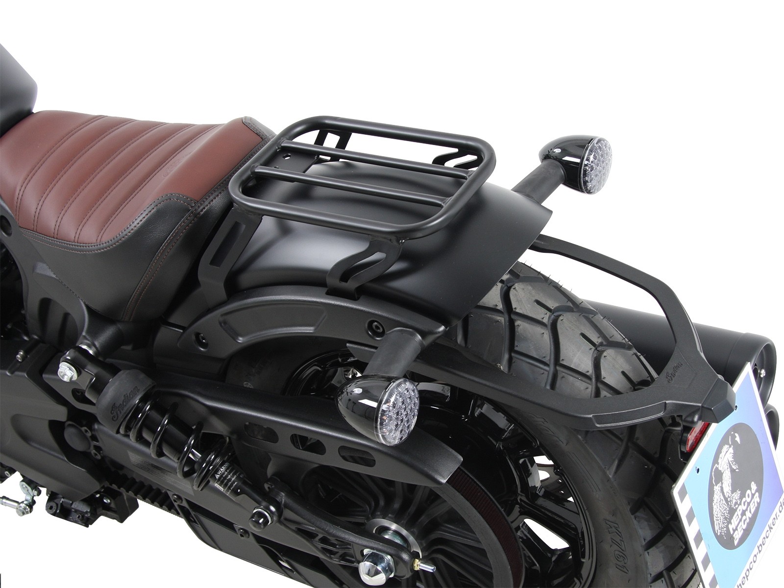 Solorack zonder rugstuk zwart voor Indian Scout Bobber (2017-)