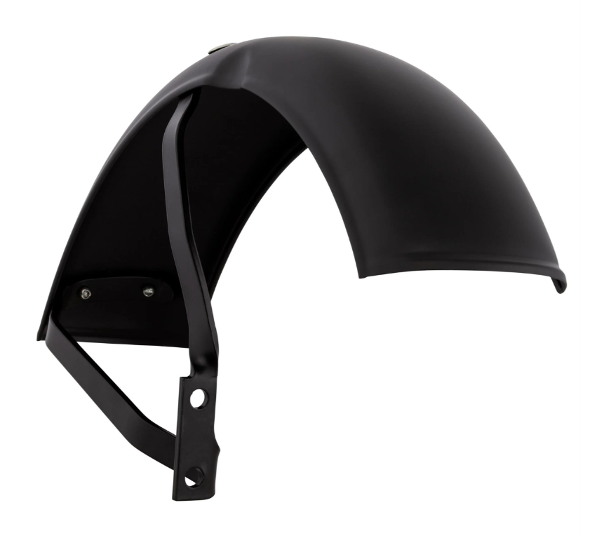 Spatbord Garelli voor Vespa PX 80-200ccm, metaal, mat zwart