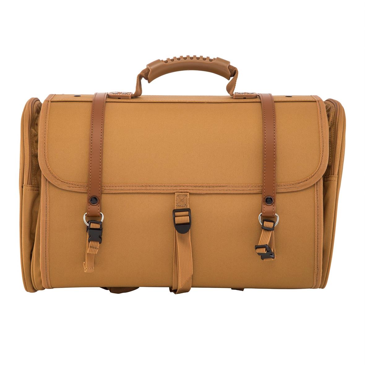 Classic" grote tas voor bagagedrager voor Vespa - bruin, nylon