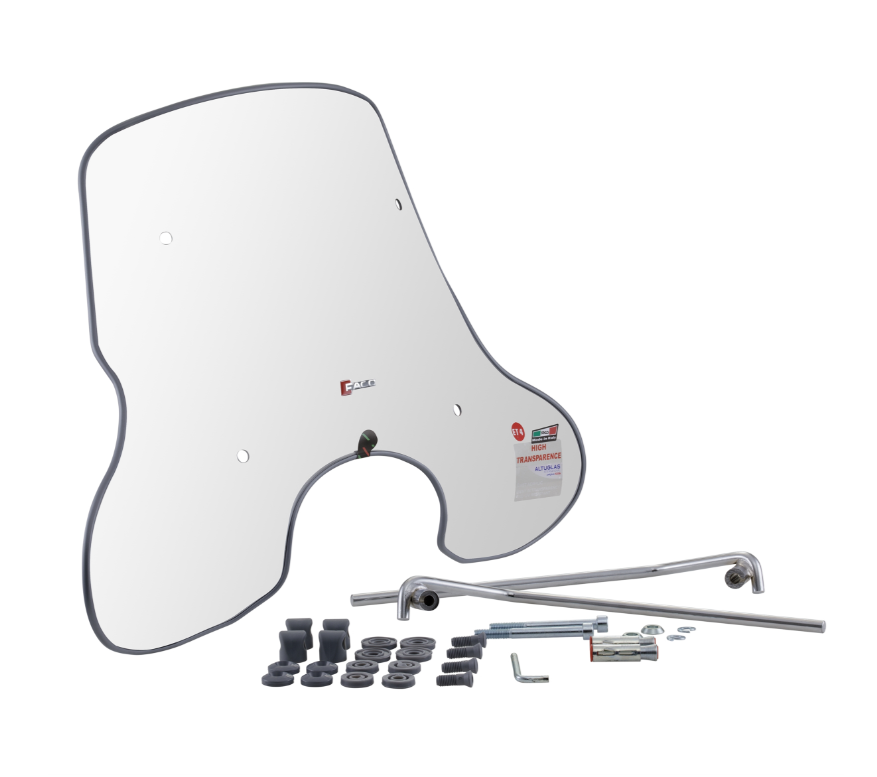 FACO 4 seizoenen windscherm voor Vespa ET2/ET4 50-150cc, helder