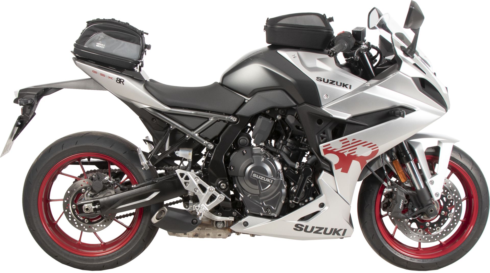 Sportrack zwart voor Suzuki GSX-8R (24- ) Hepco & Becker