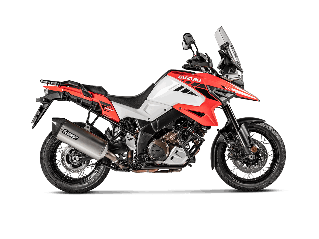 Akrapovic Slip-On Line (Titanium) uitlaat voor Suzuki V-Strom 1000 (14-18) en V-Strom 1050 ab (20-23)