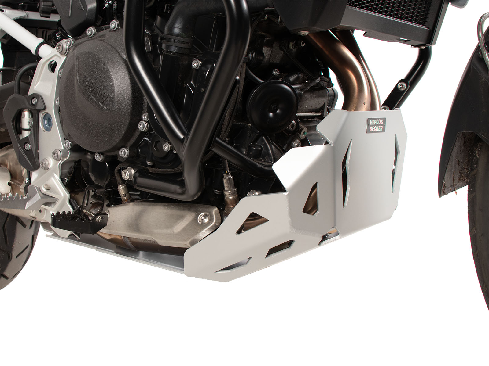 Aluminium motorbeschermplaat voor BMW F 800 GS (24-) Hepco & Becker