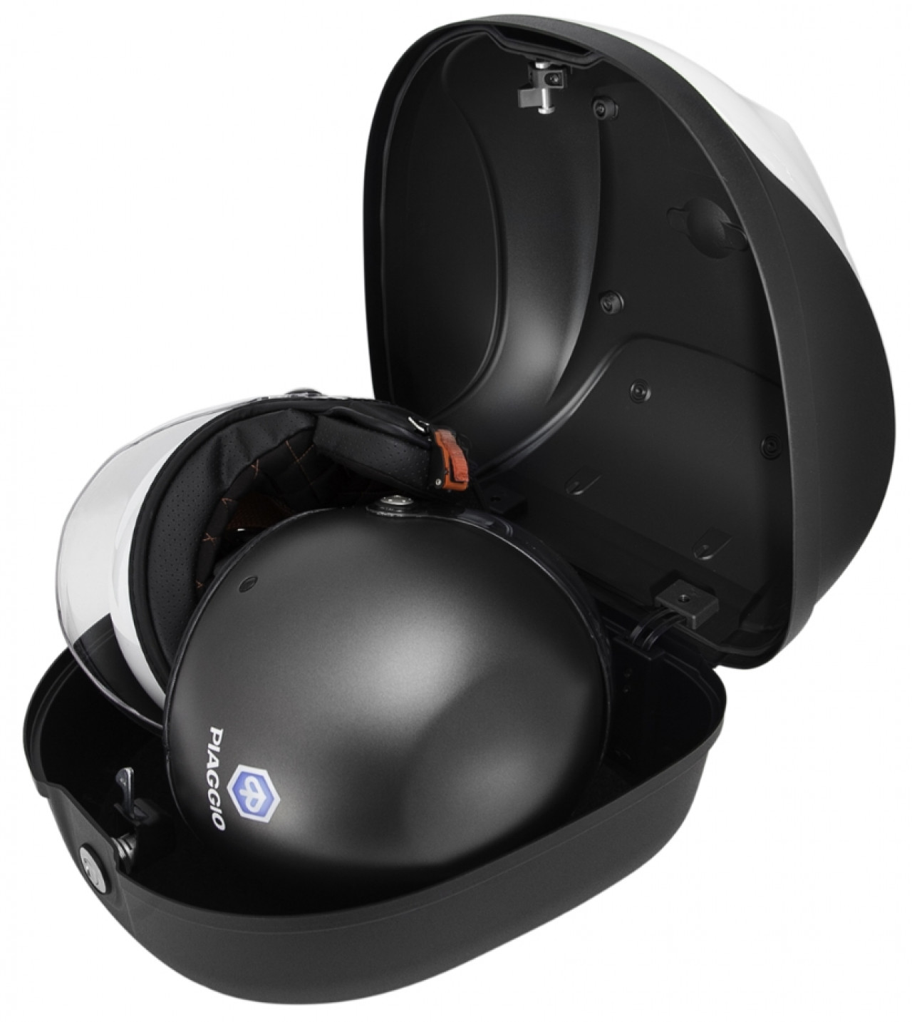 Topkoffer 32L voor Liberty Original Piaggio - NERO LUCIDO 94