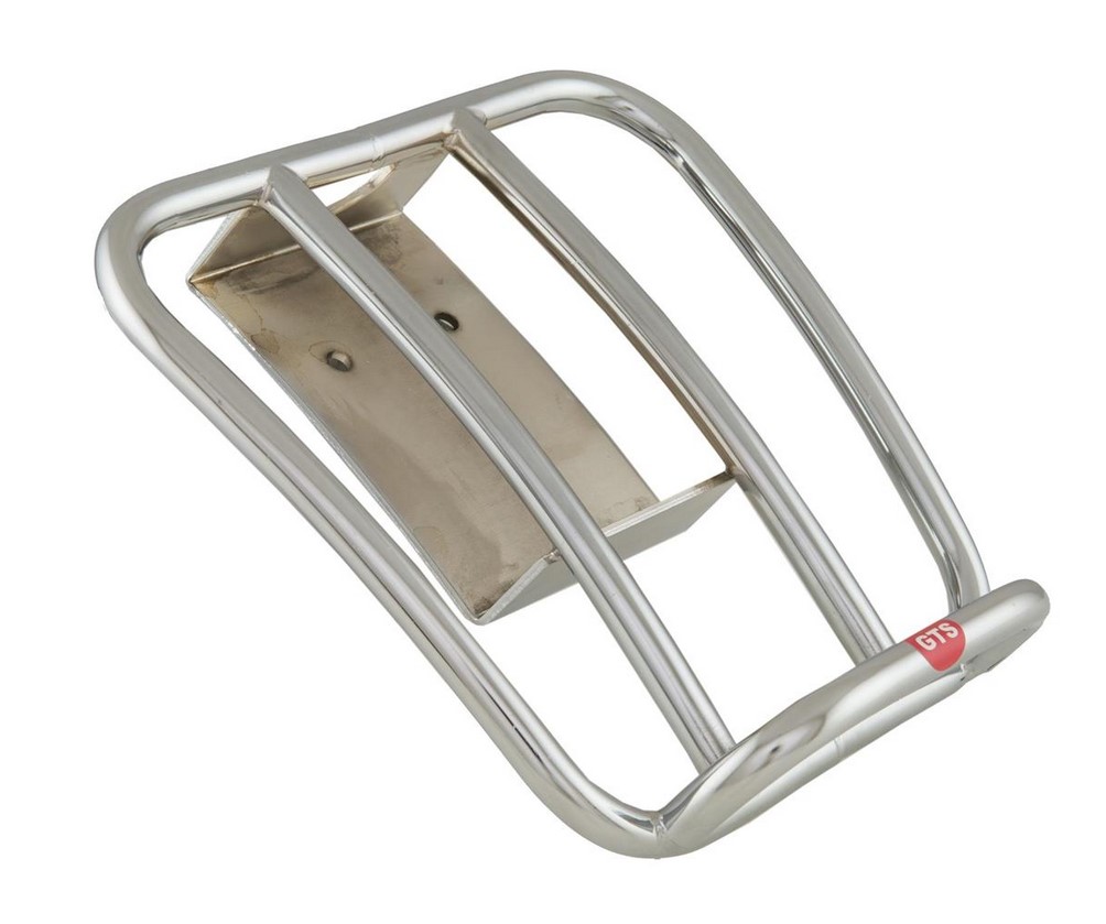 Bagagerek achteraan jaren 70 voor Vespa GTS/GTV/GT 125-300cc 4T LC, chroom