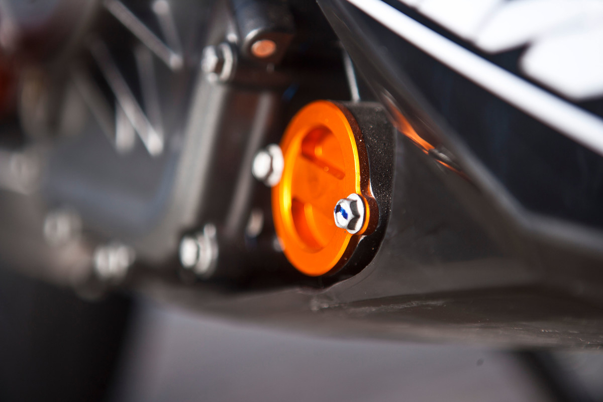 KTM fabrieks olie filter deksel aluminium