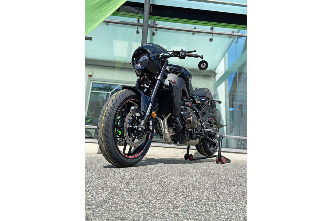 Barracuda spiegel SKIN-S BAR END B-LUX zwart/zilver