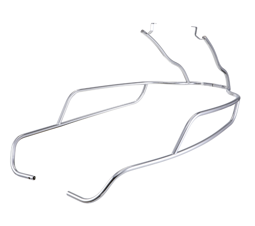 Crashbar zijafdekking achter voor Vespa GTS /GTS Super /GTV /GT 60, 125-300ccm, chroom