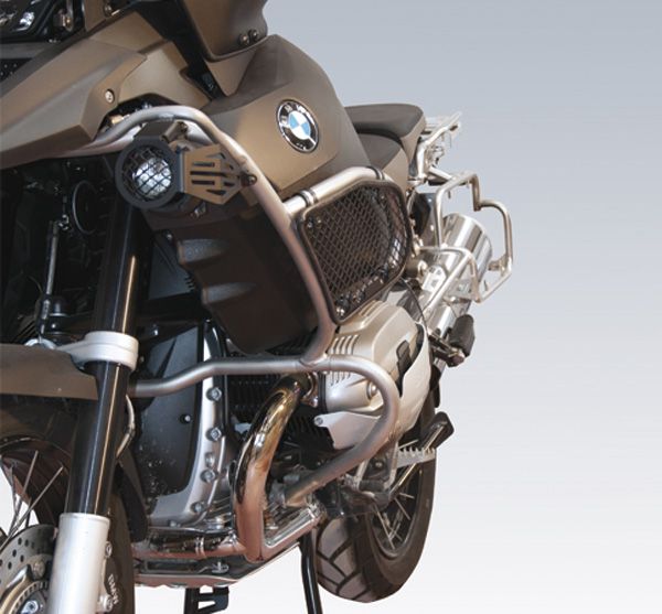 Tankbeschermer voor BMW R 1200 GS Adventure, staal, zwart