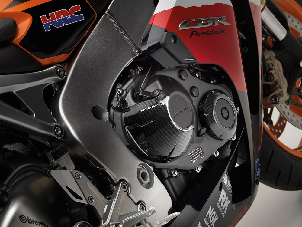 Beschermers motorkap, carbon origineel Honda CBR1000RR Fireblade / SP zonder ABS