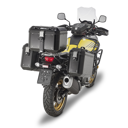 Trekker 46 Dolomiti MONOKEY topkoffer Aluminium zwart Givi