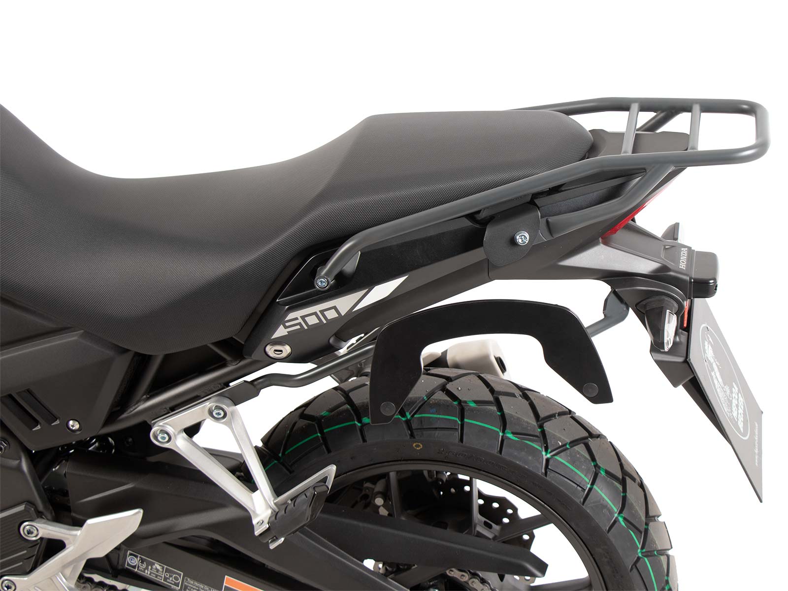 Buisvormig bagagerek antraciet voor Honda CB 500 X (17-18) Hepco & Becker