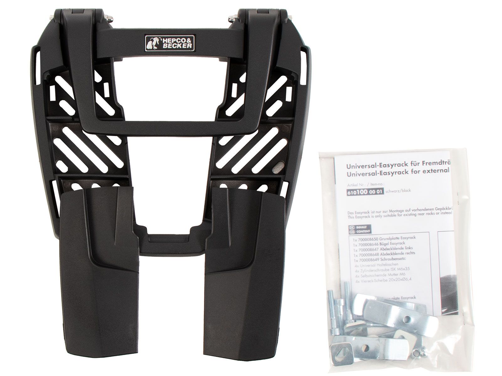 Easyrack topkoffer zwart voor BMW R 1200 R LC (15-18) Hepco & Becker