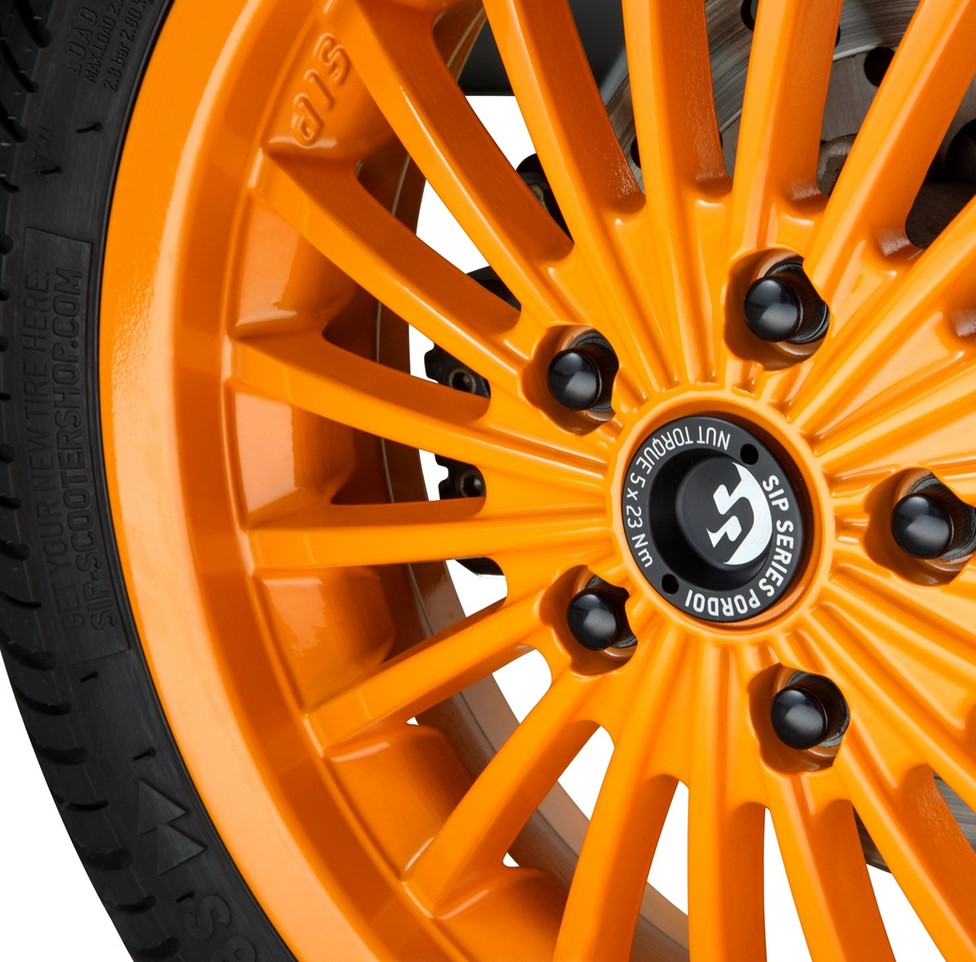Stofhoes 13" velg voorzijde voor Vespa GTS/GTS Super/GTV/GT 125-300cc, zwart