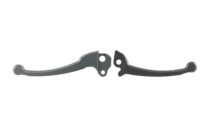Sport hendelset koppeling/rem voor Vespa PX 125 -150cc, HBZ Hengtong, rechts/links, mat grijs