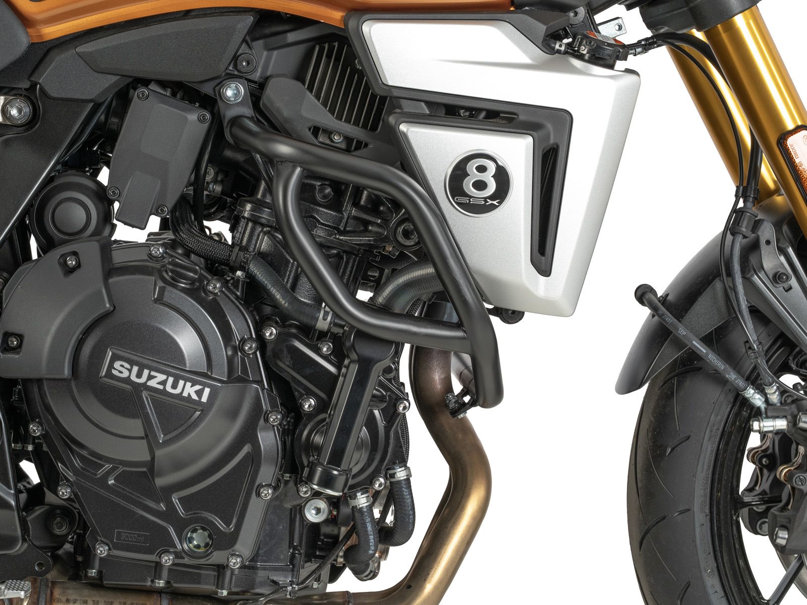 Motorbeschermer zwart voor Suzuki GSX-8T (25-) Hepco & Becker