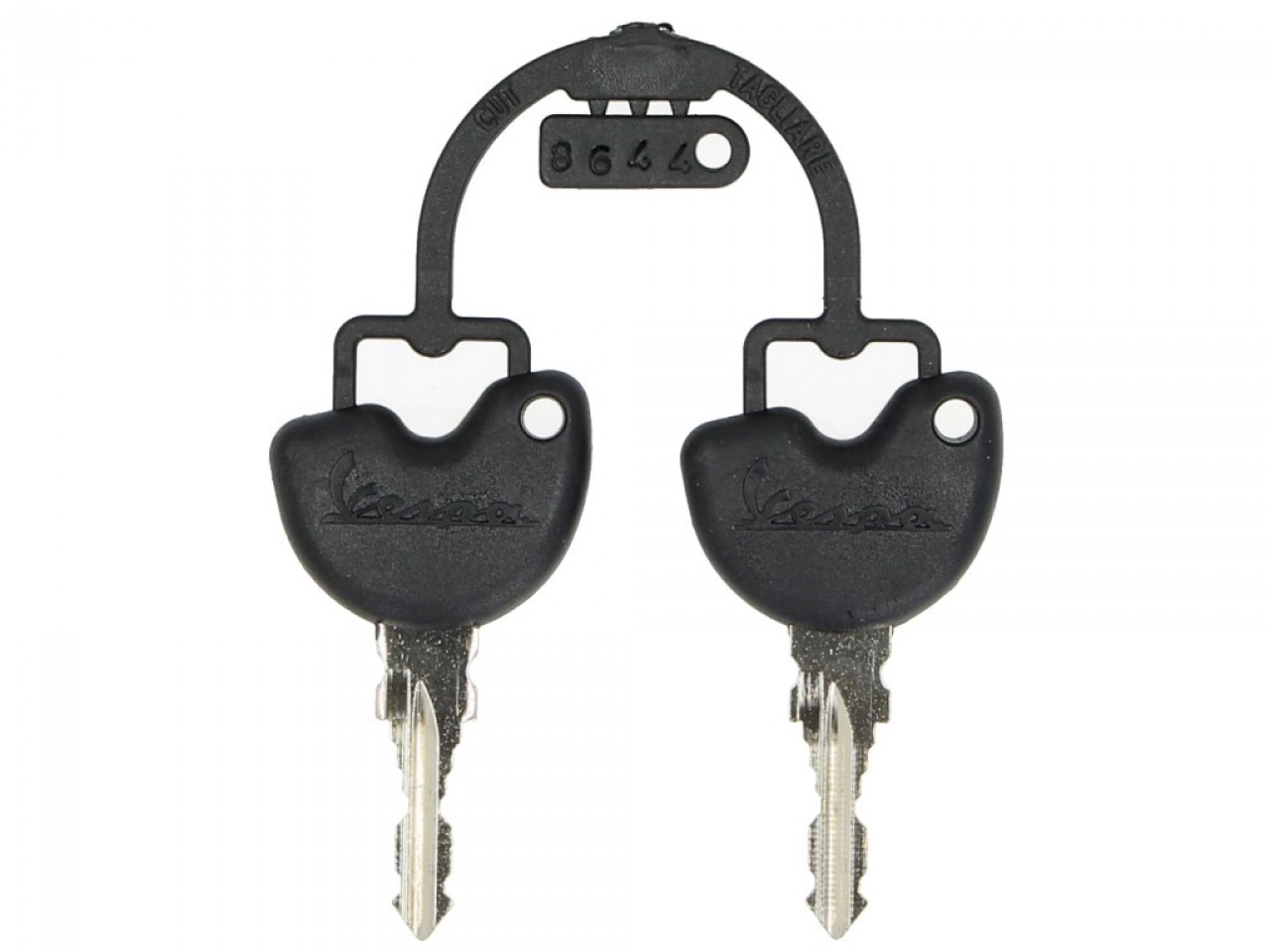 Originele topkoffer voor Vespa Sprint mat geel / geel jaloezie / 974/A
