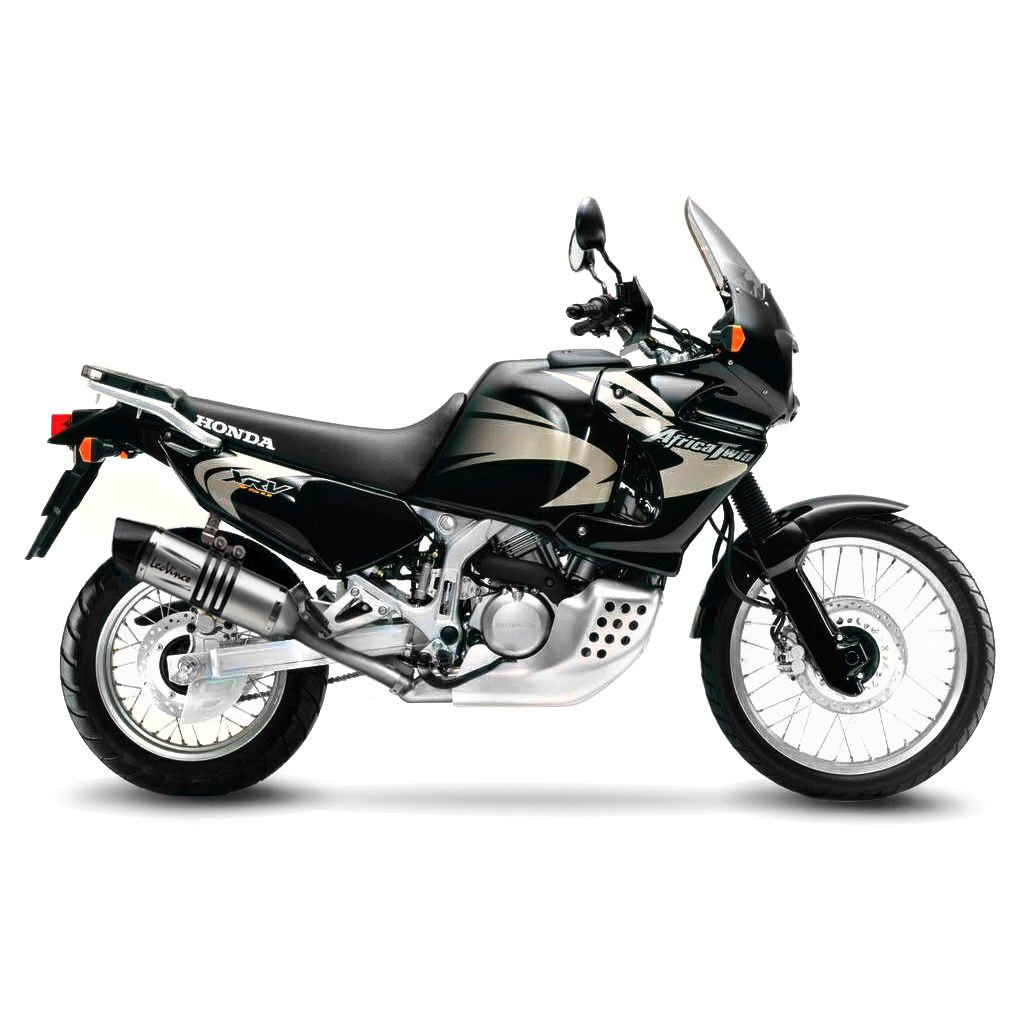 LeoVince uitlaatsysteem SBK LV One Evo 2, roestvrij staal, slip on voor Honda XVR 750 Africa Twin (Bj.95-05)