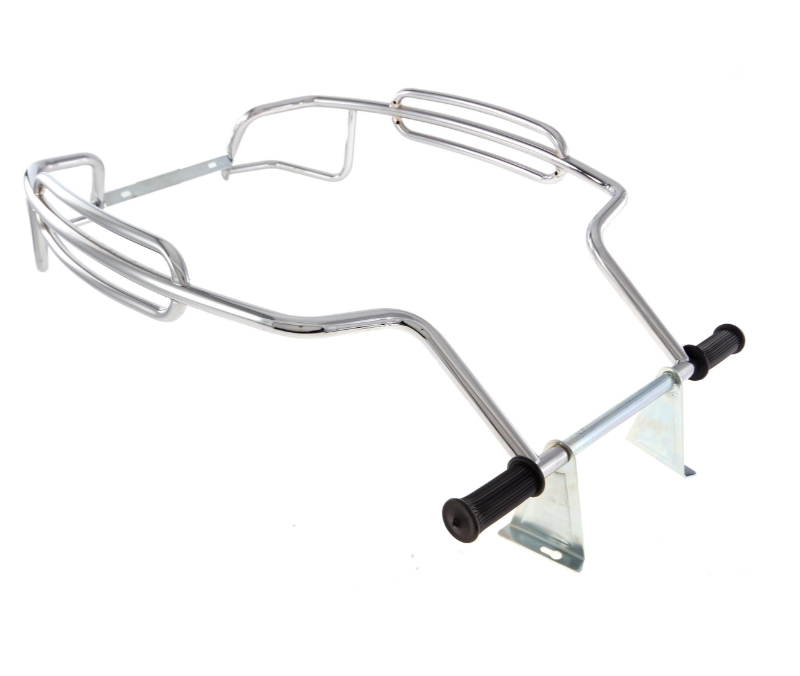 Crashbar zijafdekking voor Vespa PX 80-200cc, chroom