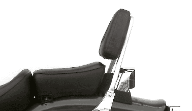 Sissybar zonder bagagerek chroom voor Honda CA 125 Rebel (95-01) /CMX 250 Rebel (96-01)