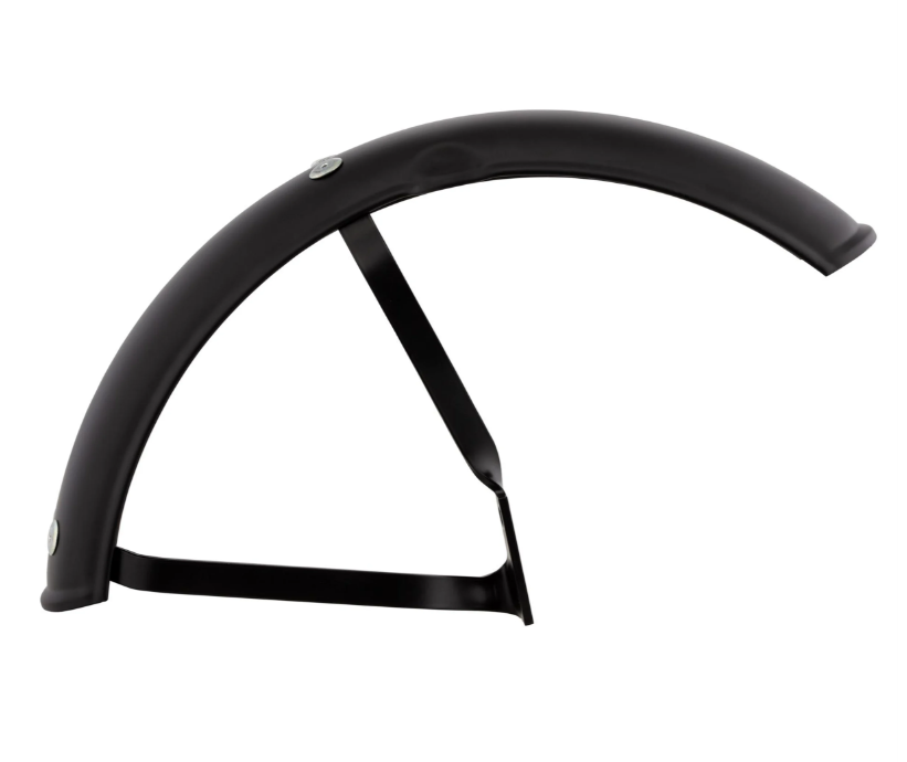 Spatbord Garelli voor Vespa PX 80-200ccm, metaal, mat zwart