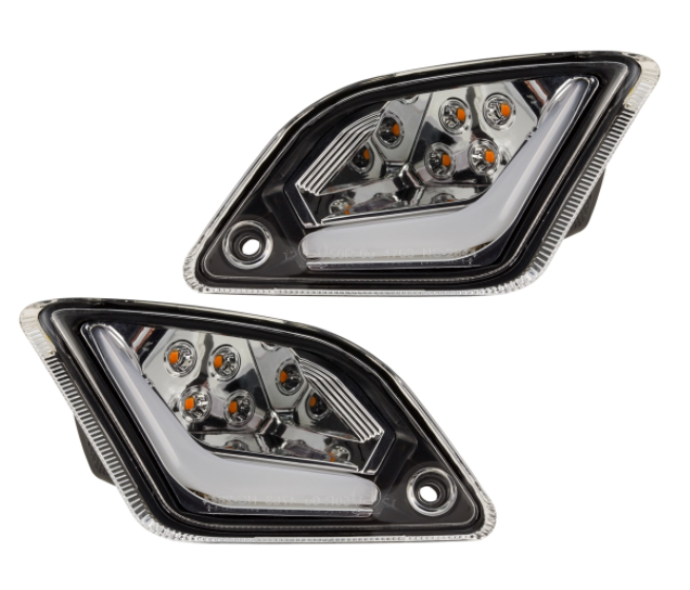 Richtingaanwijzerset voor & achter voor Vespa GTS/GTS Super/GTV 125-300cc ('14-), duidelijk