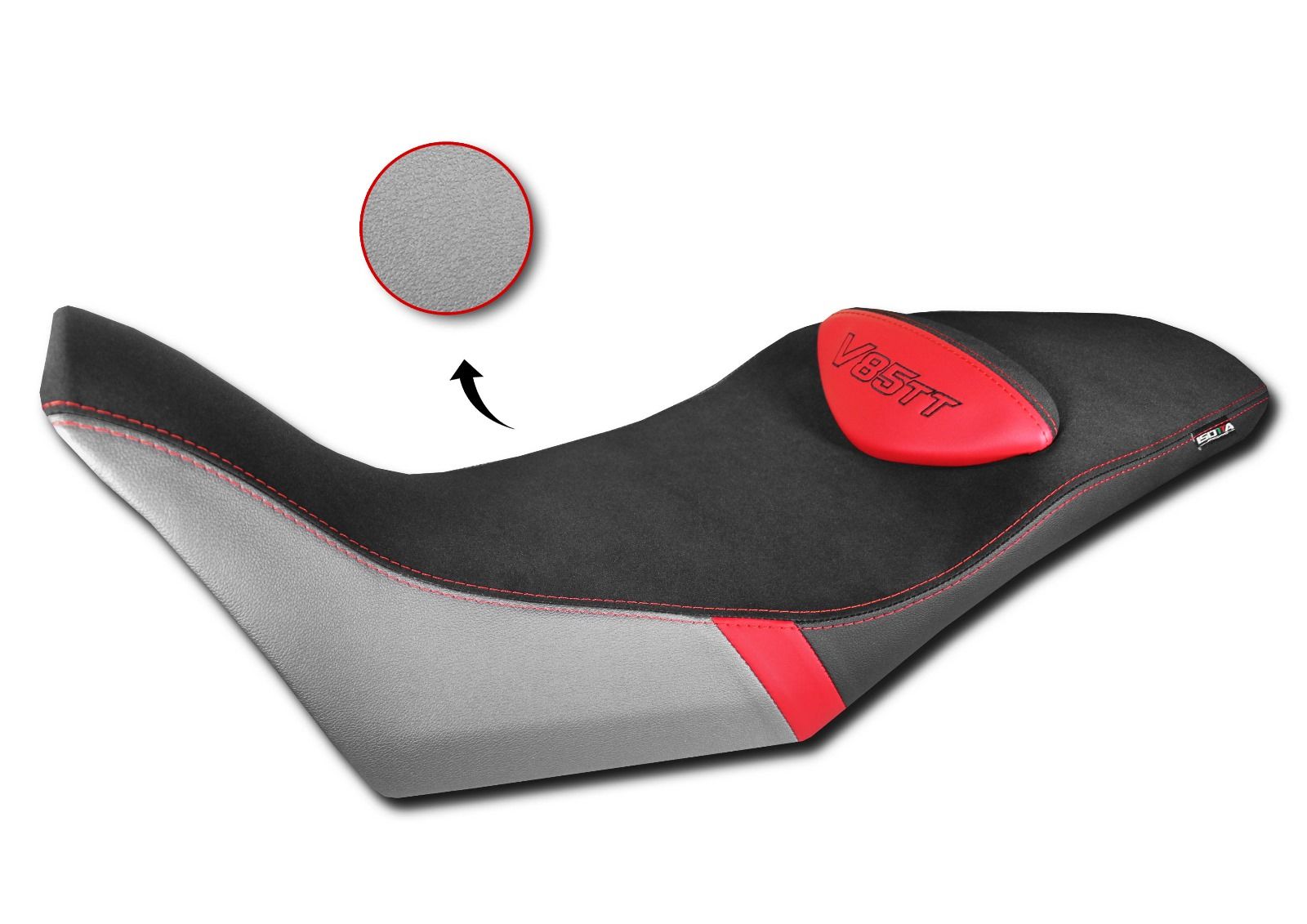 Comfort zadelhoes in 3D vezel voor Moto Guzzi V 85 TT (19-23)