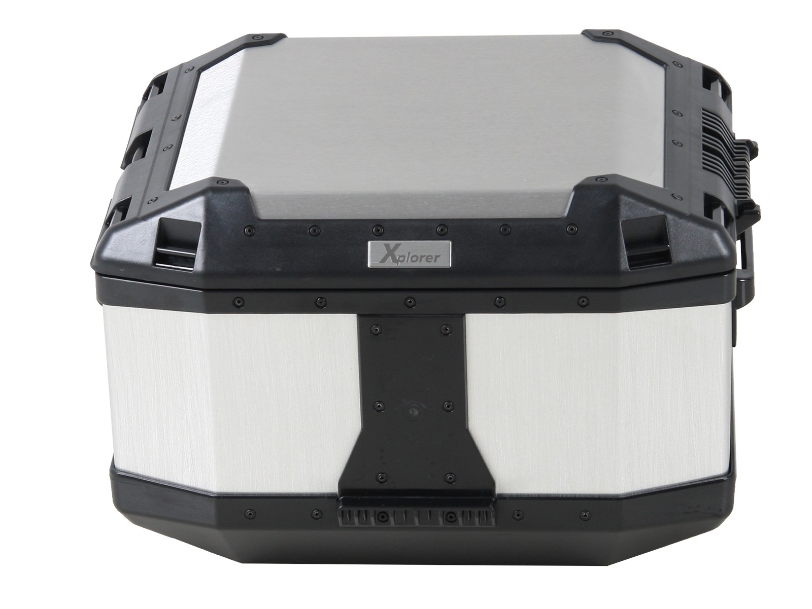 Topkoffer Alu Xplorer 45 zilver Hepco & Becker