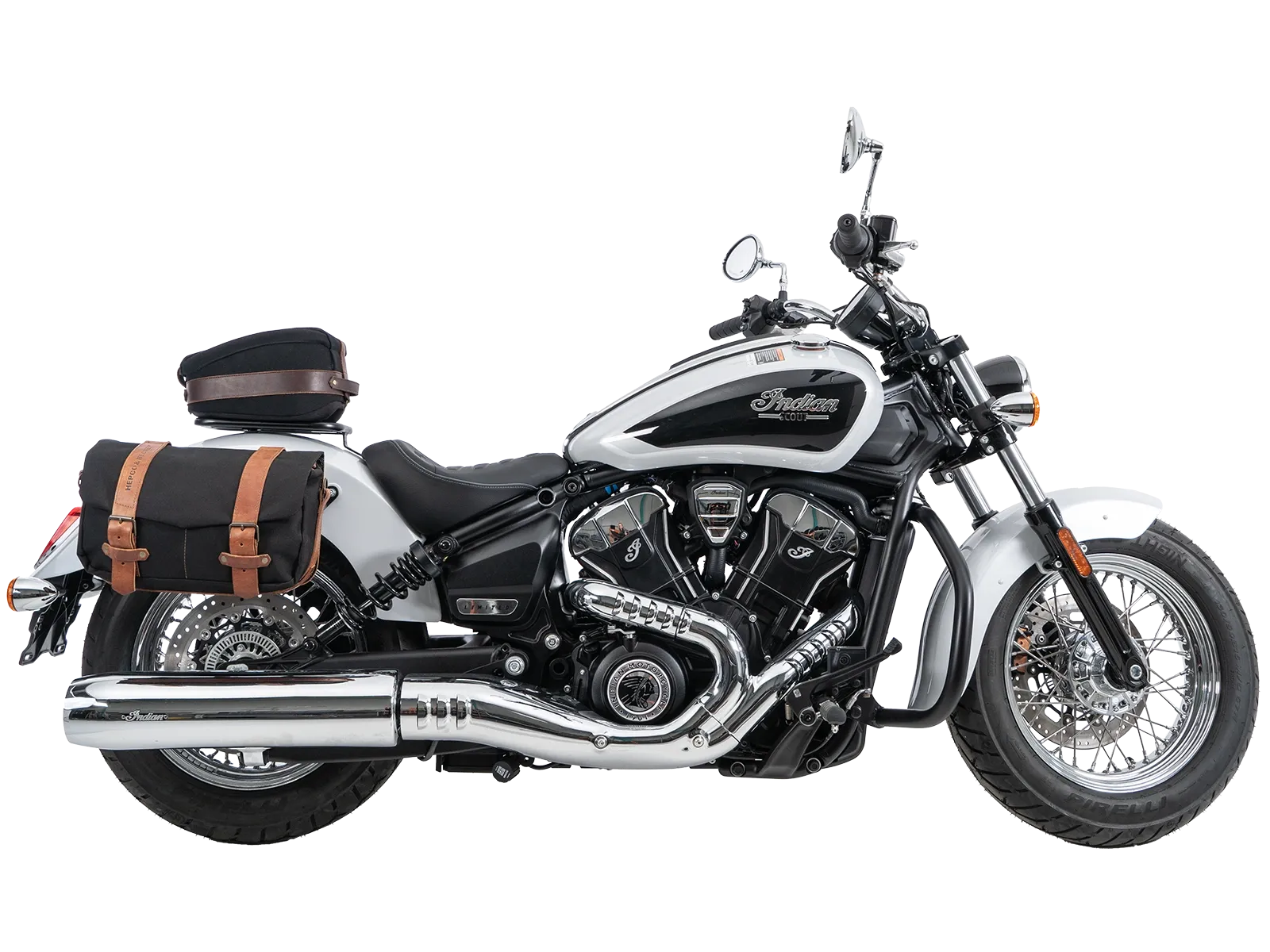 C-Bow zijdrager chroom voor Indian Scout Classic 1250 (25-) Hepco & Becker