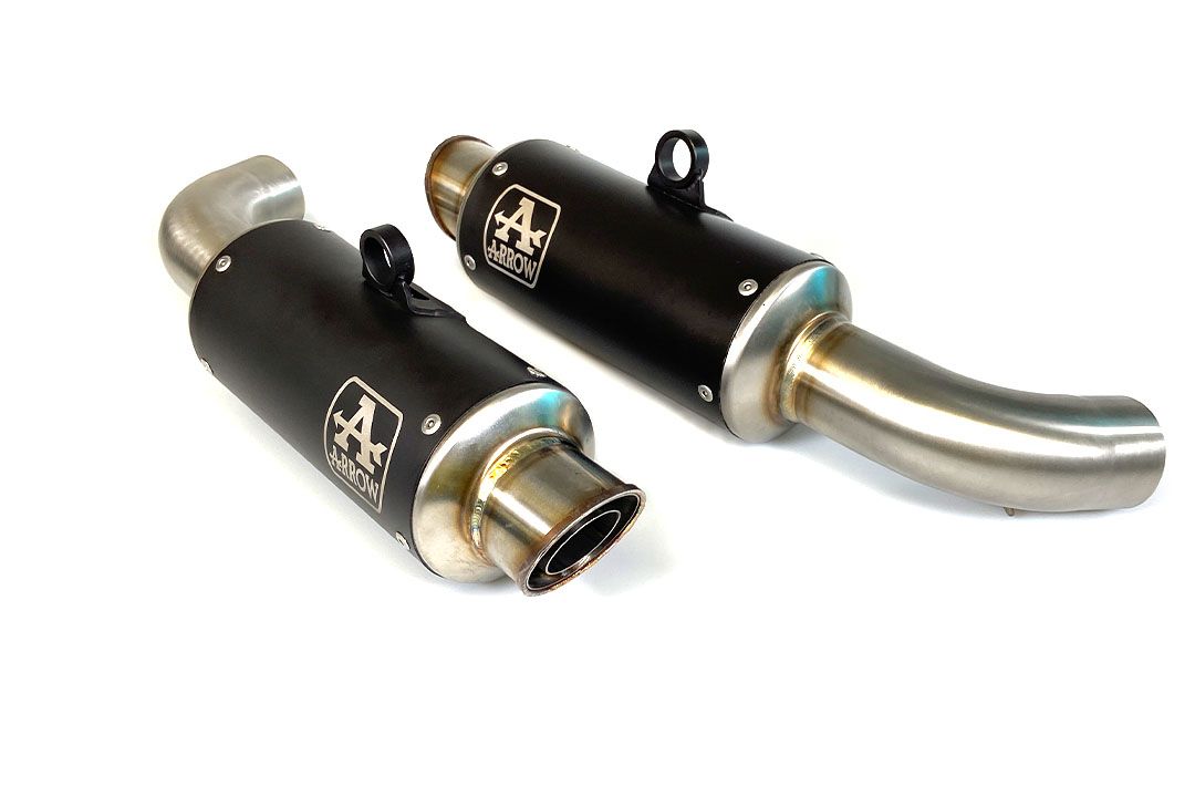 ARROW uitlaat DARK GP2 voor Ducati Hypermotard 950 (19-)