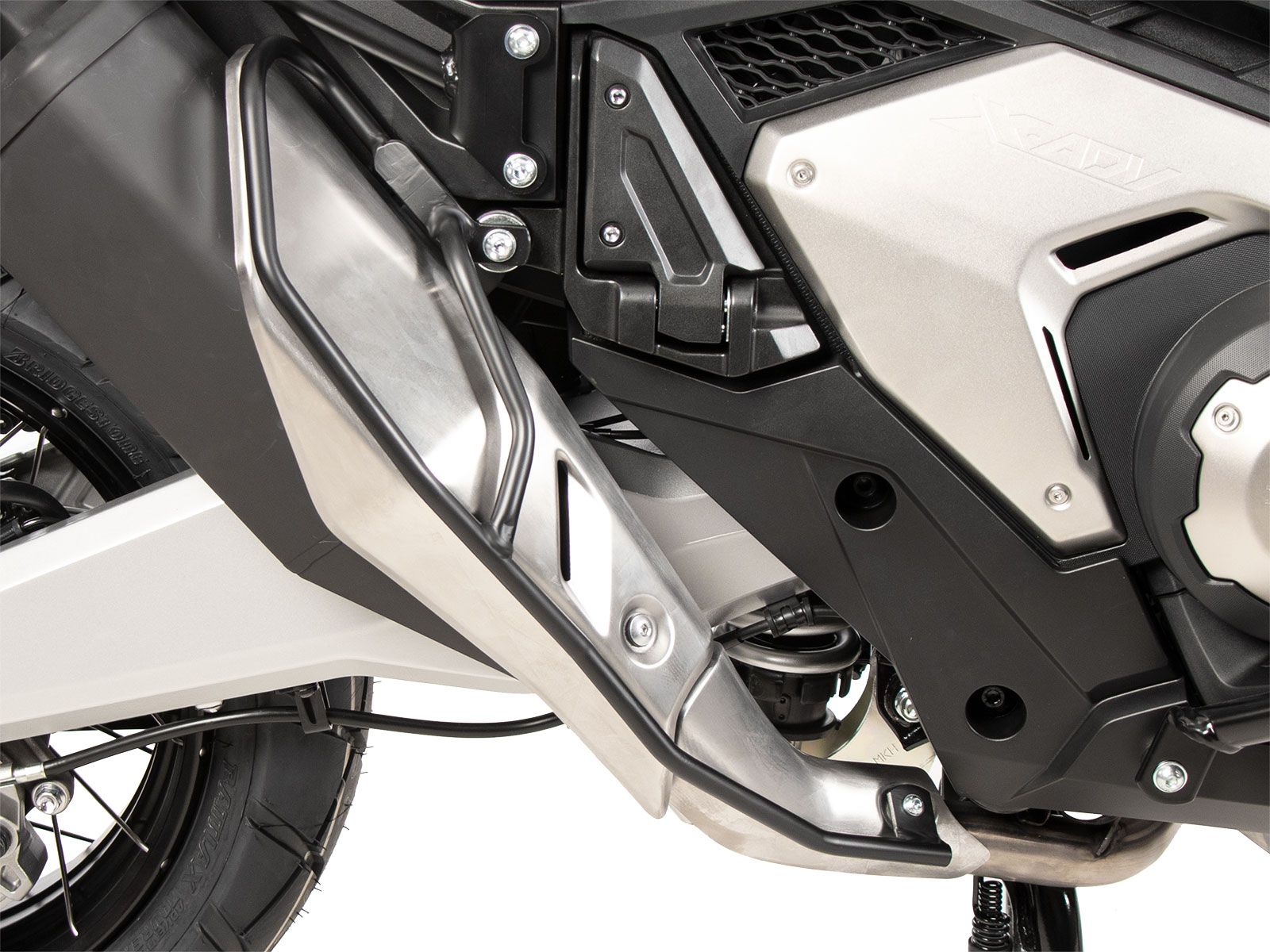 Beschermingsbeugel voor achterdemper zwart voor Honda X-ADV (25- ) Hepco & Becker