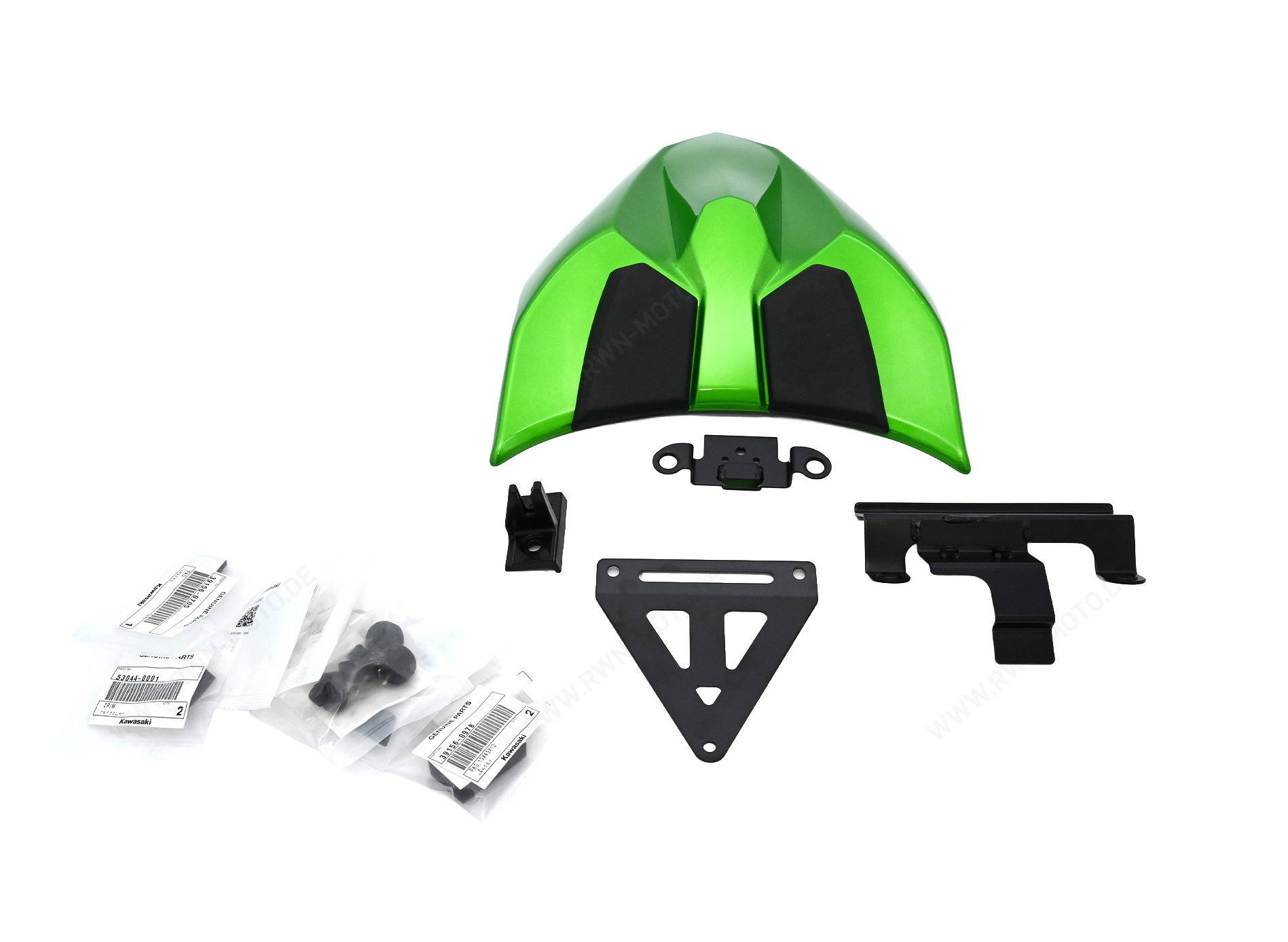 Achterbankovertrek "51P" Candy Lime Groen voor Kawasaki Z650 (20-) Origineel