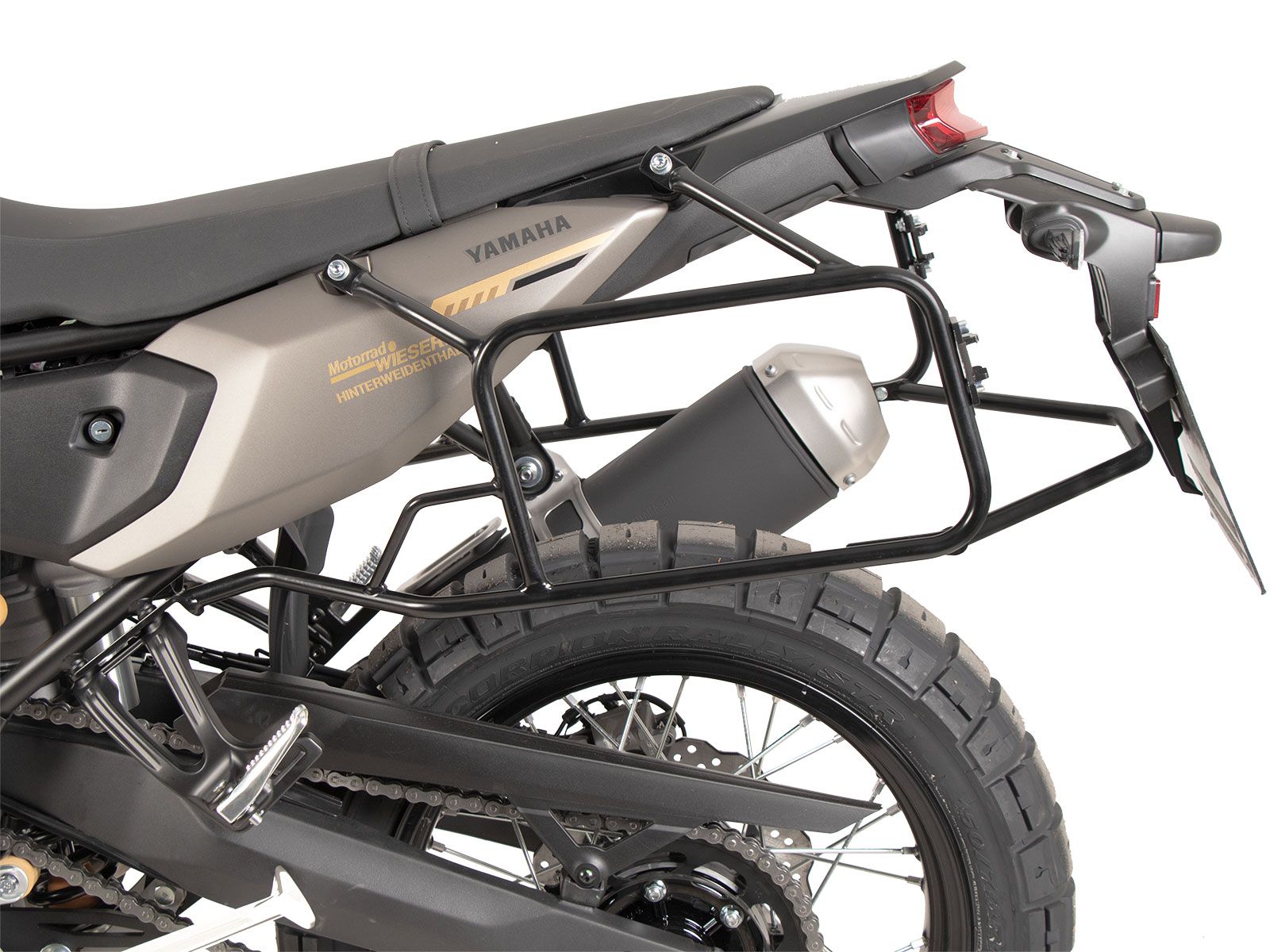 Zijkofferdrager vast zwart voor Yamaha Ténéré 700 (25-) Hepco & Becker