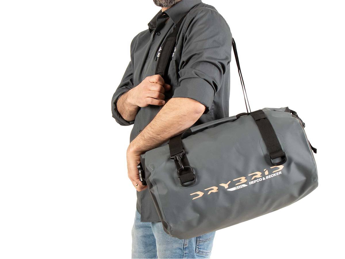 Drybrid Bag 30L achtertas grijs, Hepco & Becker