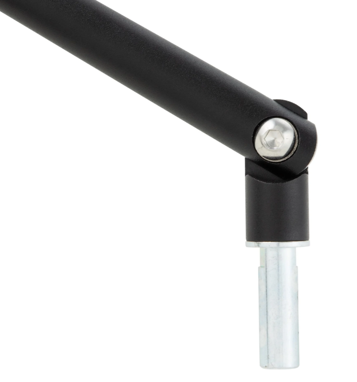 Standaardspiegel links of rechts voor Vespa PX 125-200ccm, zwart mat