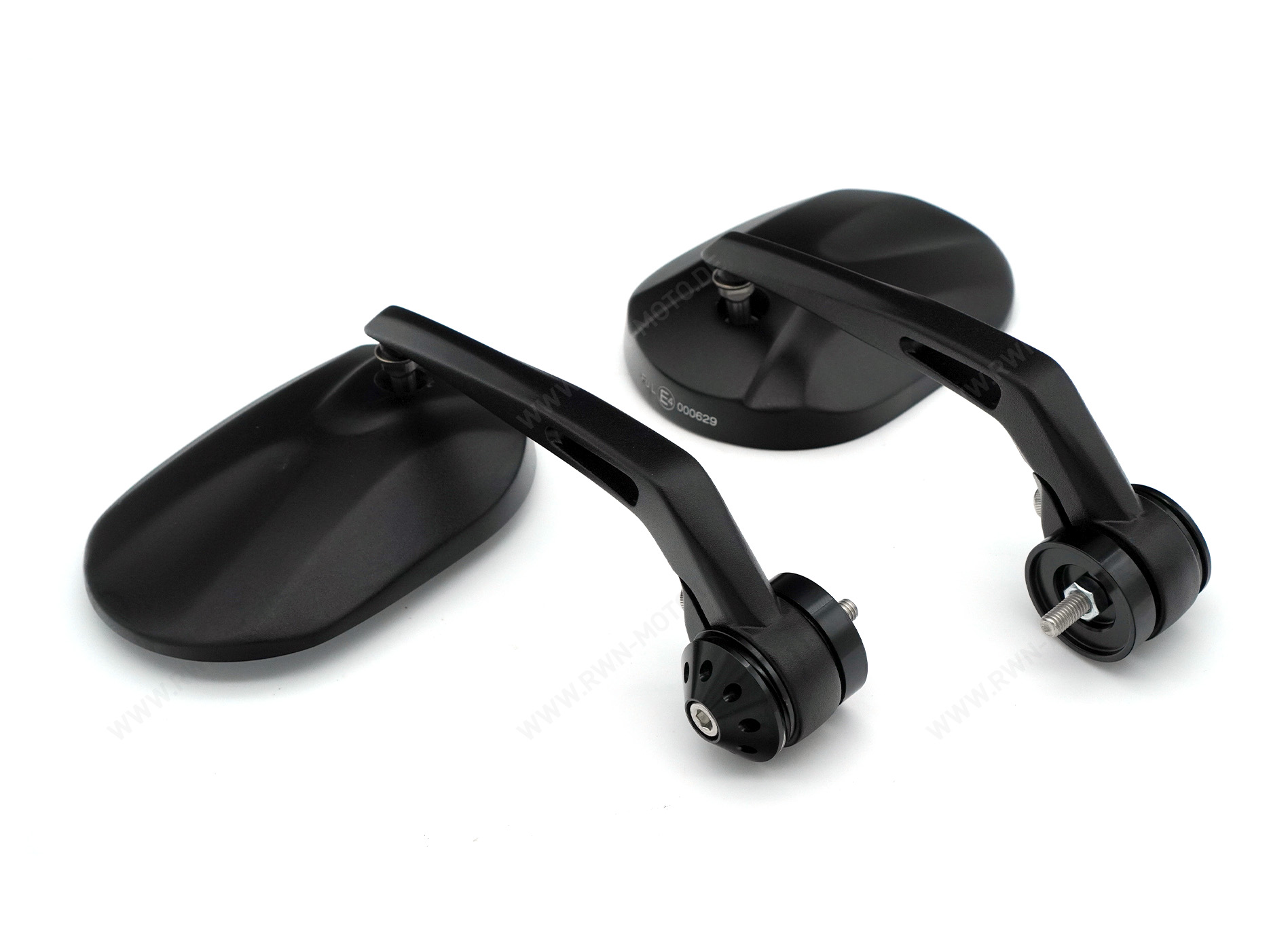 Bar end spiegel, zwart voor Moto Guzzi V7 850 2021-