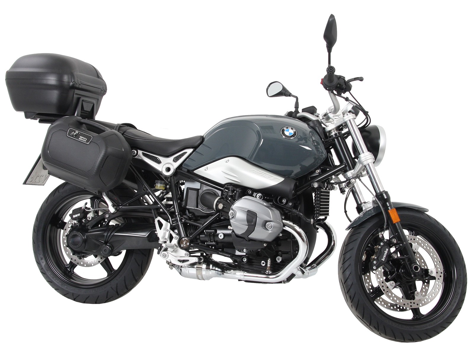 Easyrack topkoffer zwart voor BMW R nineT Pure (17-23) Hepco & Becker