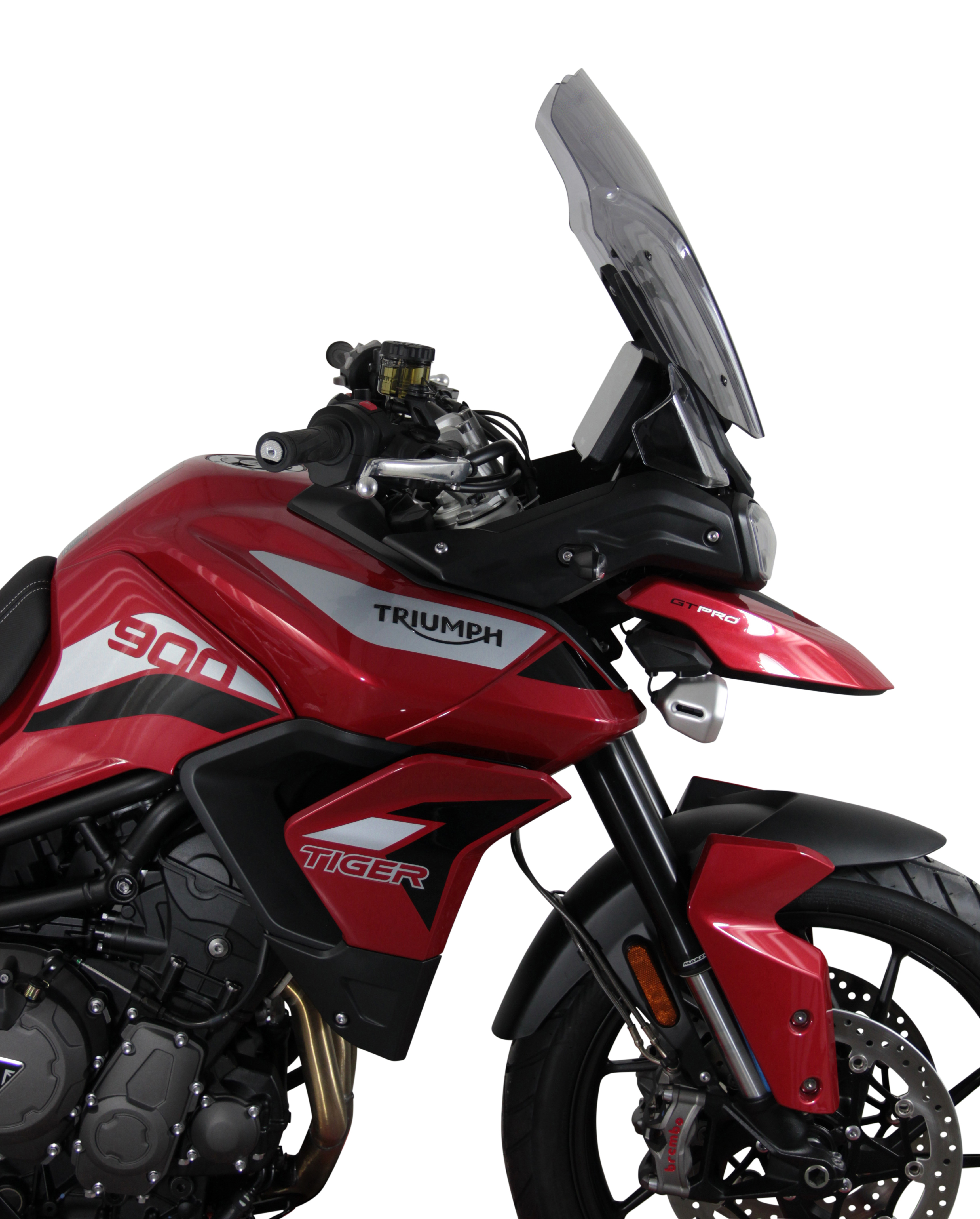 Touring windscherm MRA "TM" voor TRIUMPH TIGER 900 /GT PRO (Bj.19-) - Rookgrijs