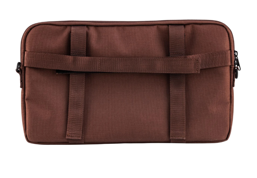 Classic" tas voor bagageruimte/handschoenenkastje Vespa, nylon, tabakbruin