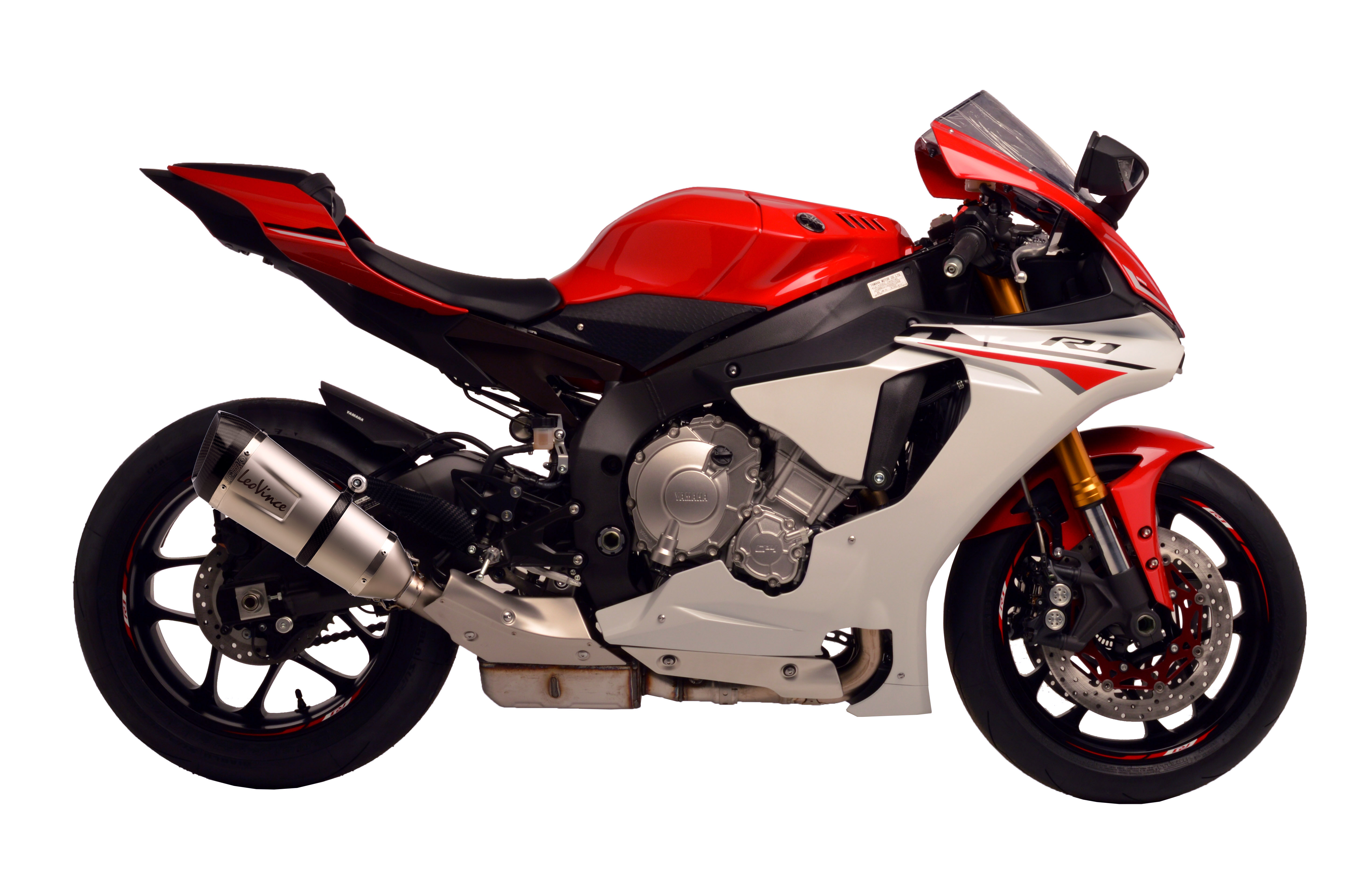 LeoVince uitlaatsysteem Factory S, roestvrij staal, slip on voor Yamaha YZF-R1 / M (Bj.15-16)