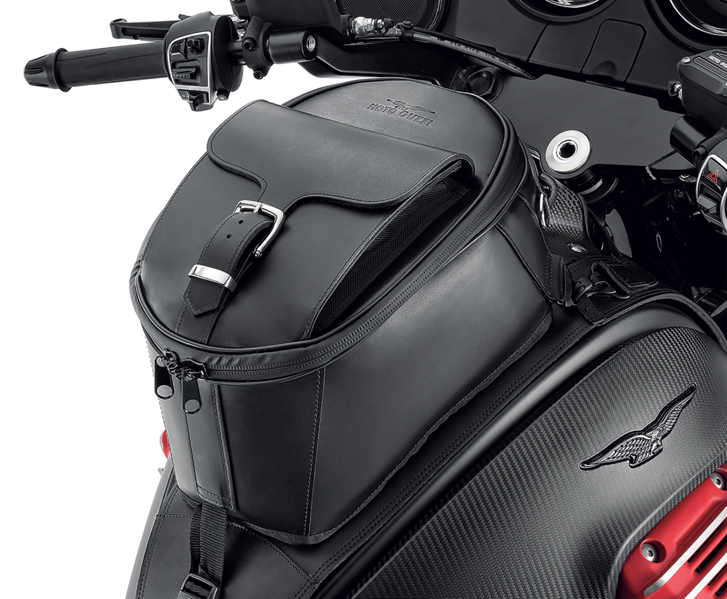 Originele tanktas, leder voor Moto Guzzi MGX 21