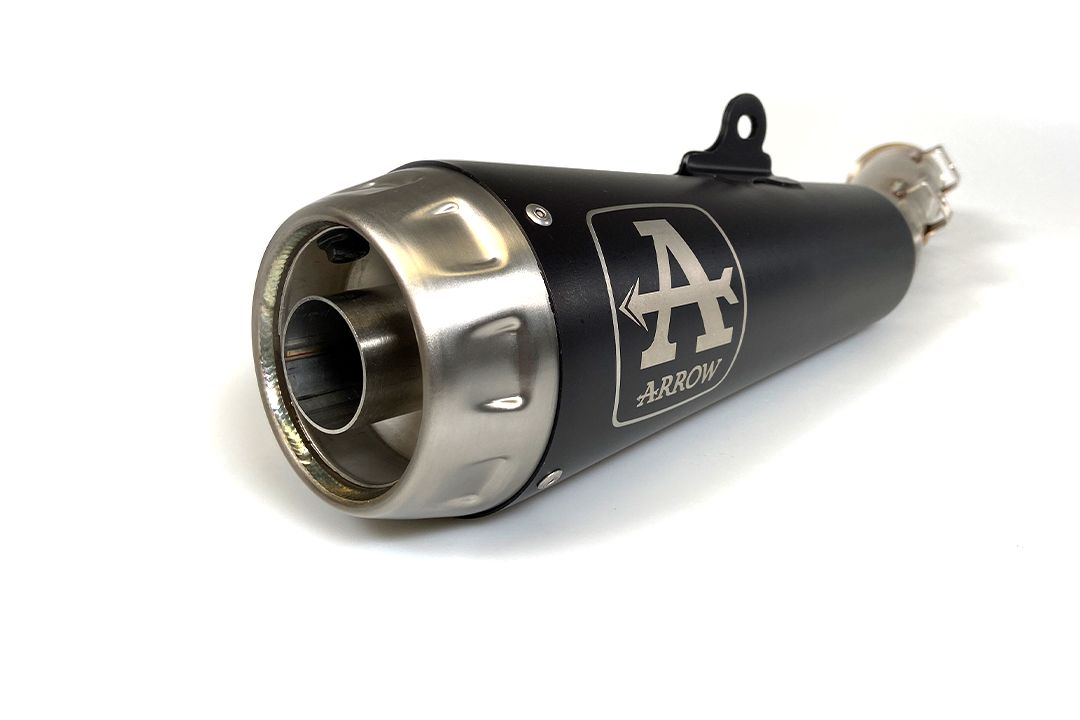 ARROW uitlaat PRO RACE DARK Chroom voor Kawasaki Z 900 RS (22-)