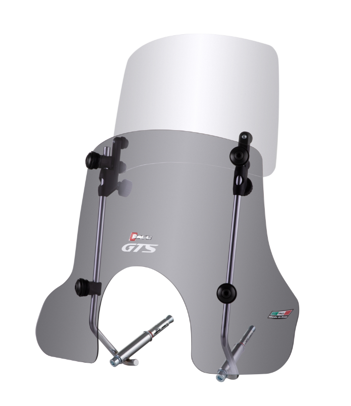 Windscherm FACO "Twin-Screen" voor Vespa GTS /GTS Super 125/300cc (`23-), getint