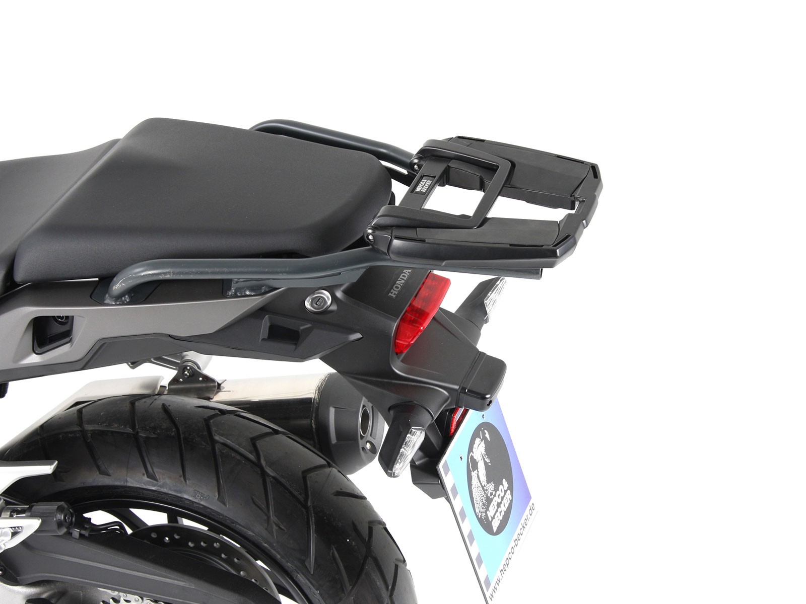 Easyrack topkofferdrager antraciet voor Honda VFR 800 X Crossrunner (15-20) Hepco & Becker