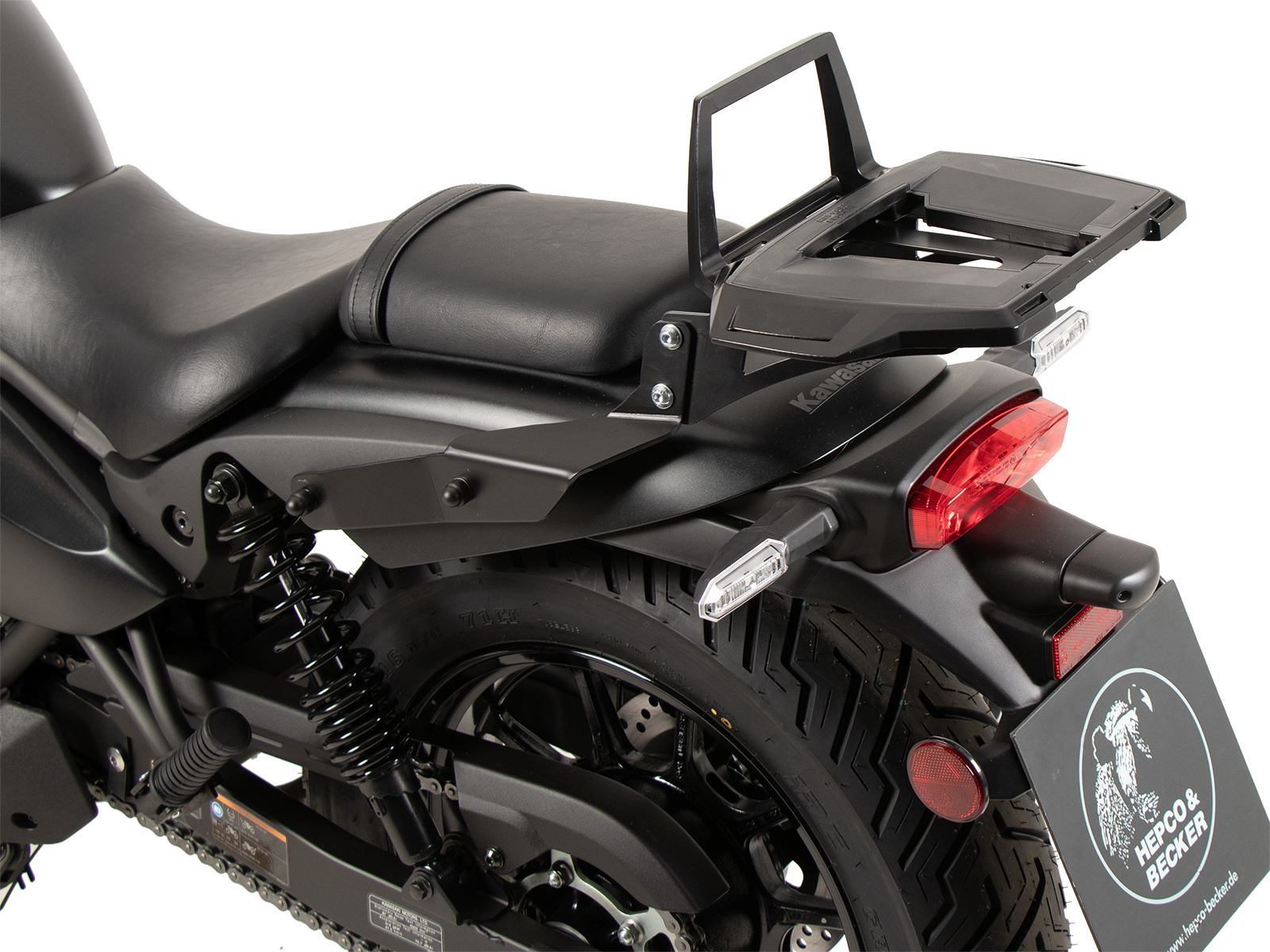 Aluminium topkofferdrager voor Kawasaki Eliminator 500 (24-) Hepco & Becker
