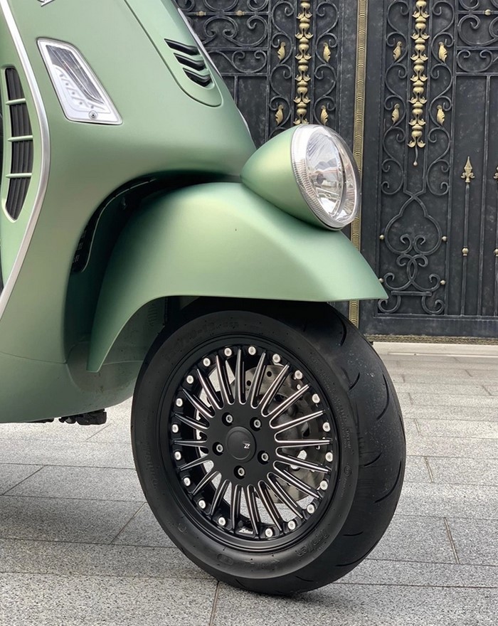 Velg Sport Classic voor/achter voor Vespa GTS/GTS Super/GTV/GT/946 125-300ccm, zwart mat
