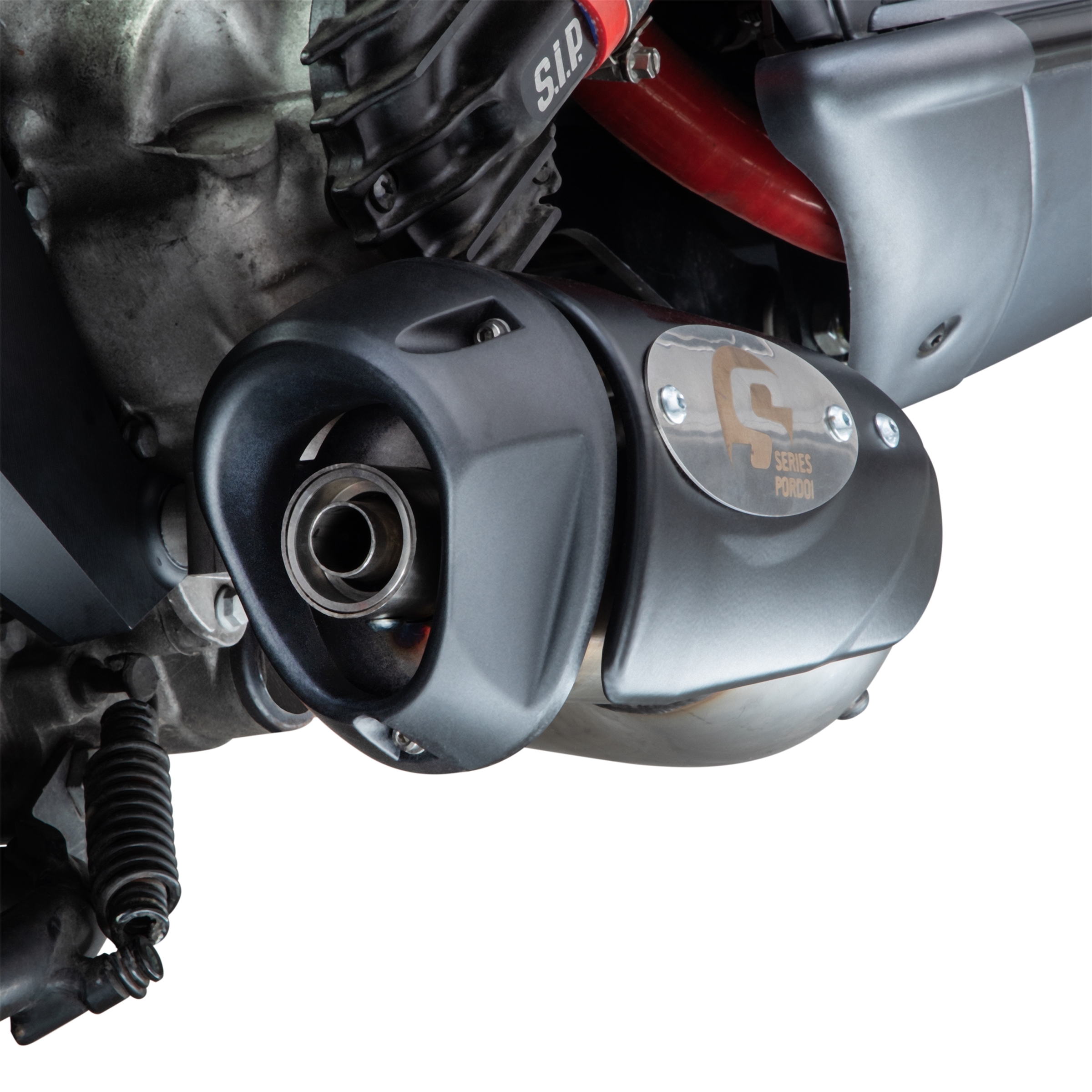 Racing uitlaat voor Vespa GTS/GTS Super/GTV/GT 60 125-300cc d.w.z., 4T, LC, roestvrij staal